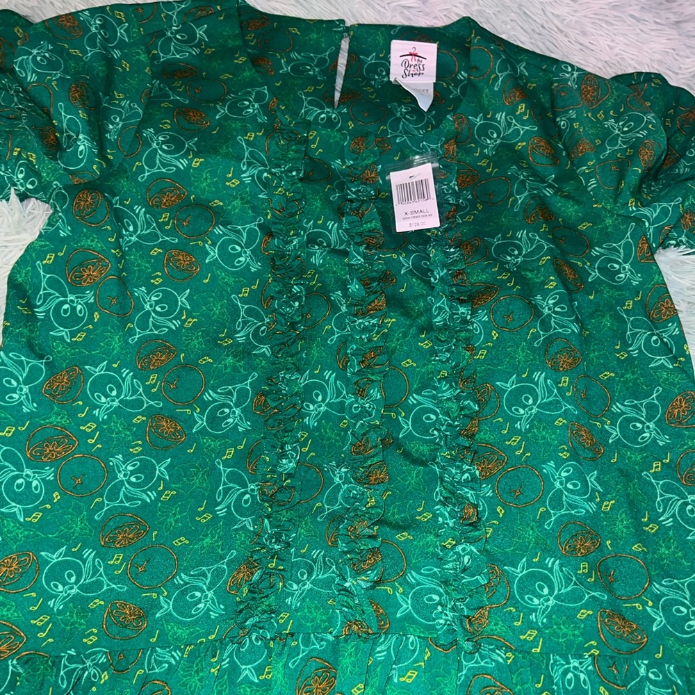 Disney Parks Dress Shop Walt Disney World 50th Anniversary Orange Bird Dress XS